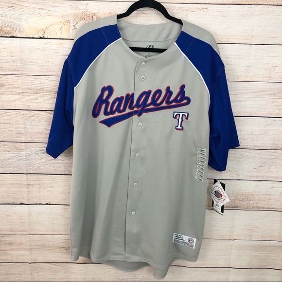 texas rangers gray jersey